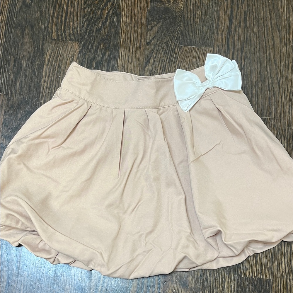 Girls uniform skort with bow 8